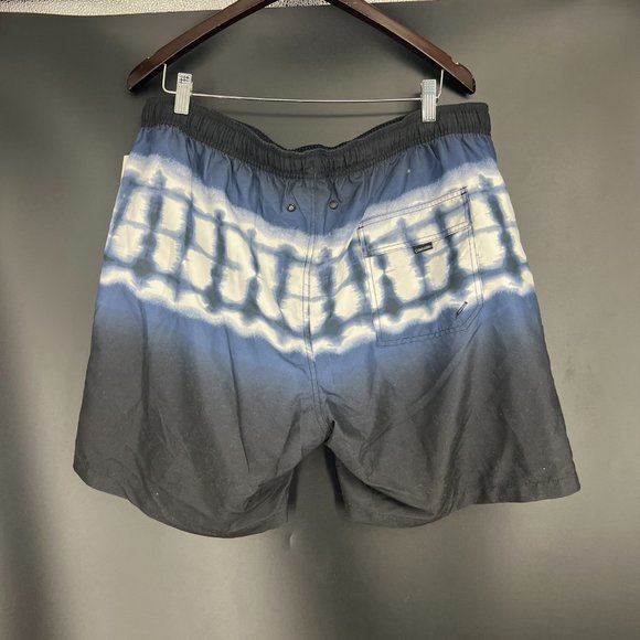 Calvin Klein Black and Blue Swim Trunks - Picture 6 of 10